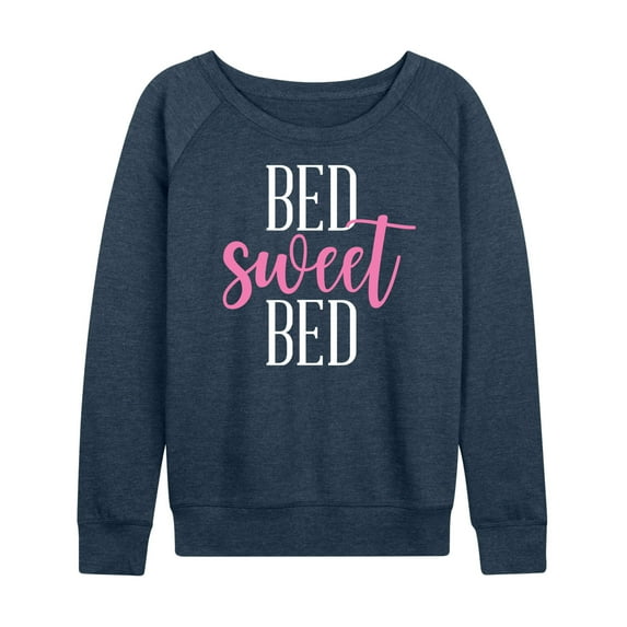 Instant Message - Bed Sweet Bed - Women's Lightweight French Terry Long Sleeve Shirt