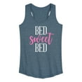 thumbnail image 1 of Instant Message - Bed Sweet Bed - Women's Racerback Tank Top, 1 of 6