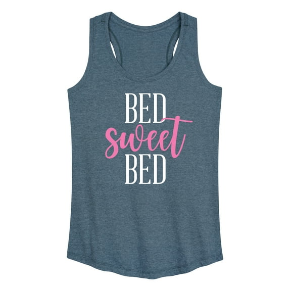 Instant Message - Bed Sweet Bed - Women's Racerback Tank Top