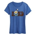 thumbnail image 1 of Instant Message - Bee Kind Flower - Women's Short Sleeve Graphic T-Shirt, 1 of 6