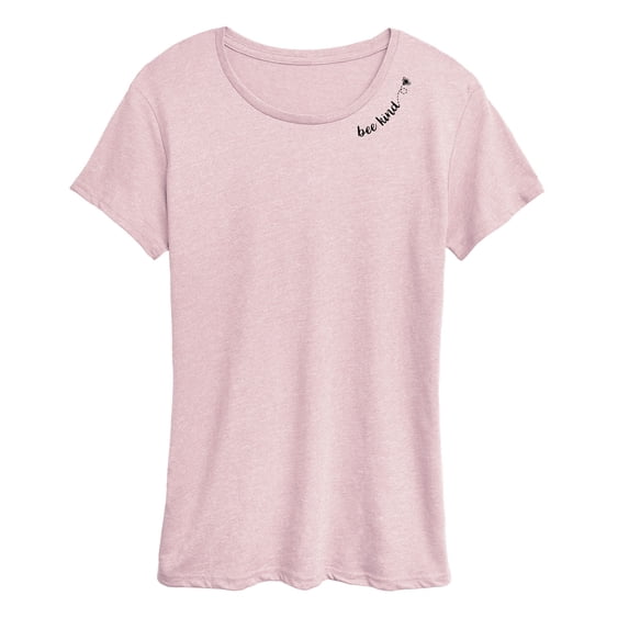 Instant Message - Bee Kind Neck Short Sleeve Graphic T-Shirt