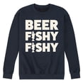 thumbnail image 1 of Instant Message - Beer Fishy Fishy - Men's Crew Neck Fleece Pullover, 1 of 6