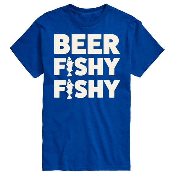 Instant Message - Beer Fishy Fishy - Men's Short Sleeve Graphic T-Shirt