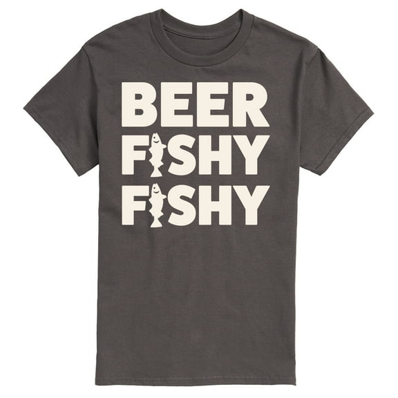 Instant Message - Beer Fishy Fishy - Men's Short Sleeve Graphic T-Shirt