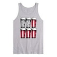 thumbnail image 1 of Instant Message - Beer Flag - Men's Jersey Graphic Tank, 1 of 4
