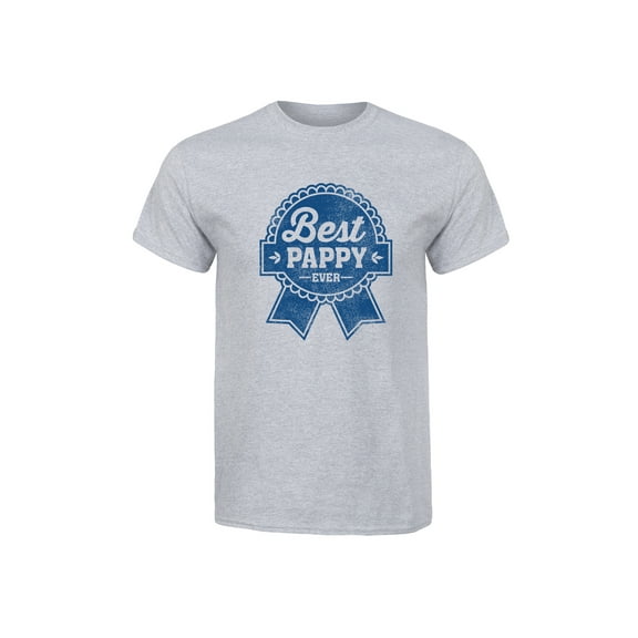 Instant Message - Beer Label Best Pappy Ever - Men's Short Sleeve Graphic T-Shirt