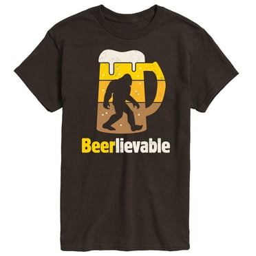 Instant Message - Beer-lievable - Sasquatch - Men's Short Sleeve Graphic T-Shirt
