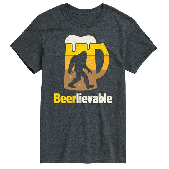 Instant Message - Beer-lievable - Sasquatch - Men's Short Sleeve Graphic T-Shirt