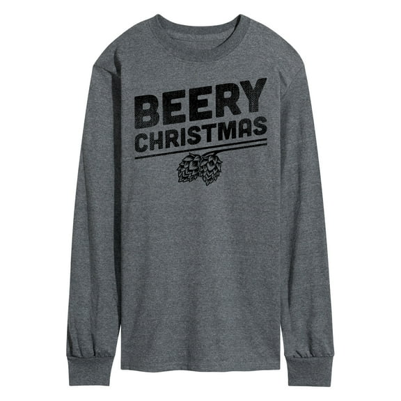 Instant Message - Beery Christmas - Men's Long Sleeve T-Shirt
