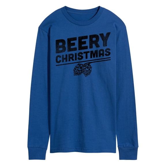 Instant Message - Beery Christmas - Men's Long Sleeve T-Shirt