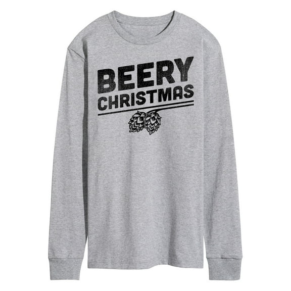 Instant Message - Beery Christmas - Men's Long Sleeve T-Shirt