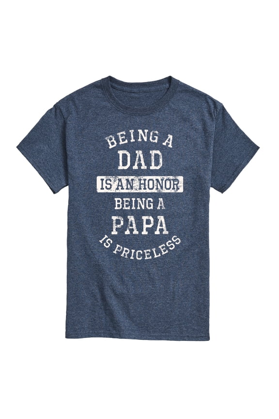 - Being A Dad Is An Honor Grandpa Shirt Gift - Men's Short Sleeve Graphic T-Shirt
