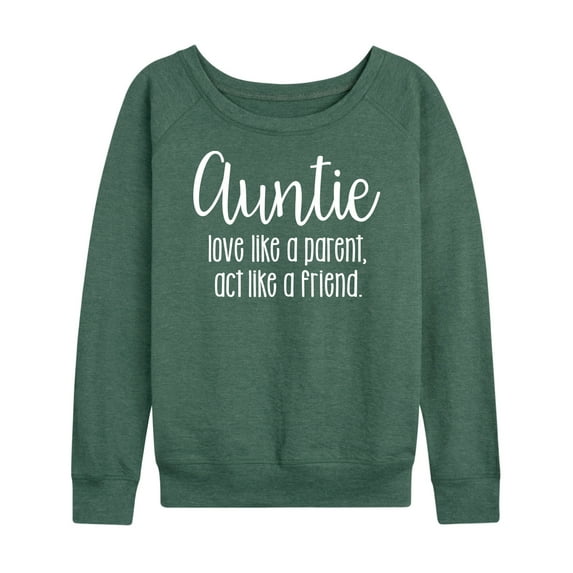 Instant Message - Being An Aunt Priceless - Women's Lightweight French Terry Long Sleeve Shirt