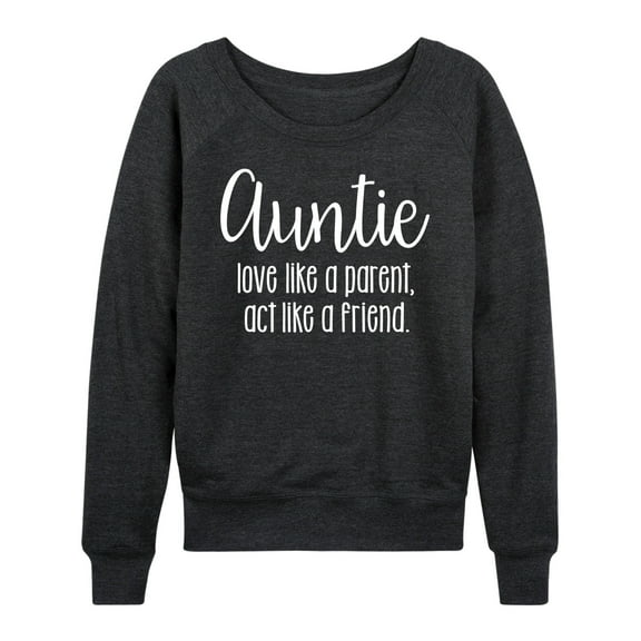 Instant Message - Being An Aunt Priceless - Women's Lightweight French Terry Long Sleeve Shirt