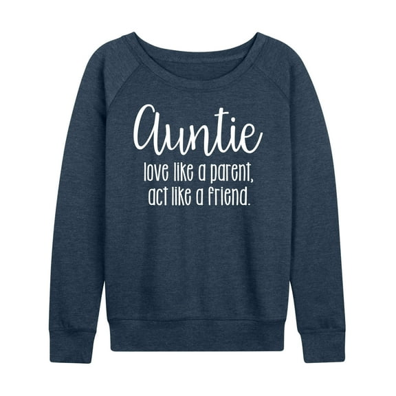 Instant Message - Being An Aunt Priceless - Women's Lightweight French Terry Long Sleeve Shirt