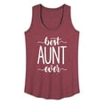 thumbnail image 1 of Instant Message - Best Aunt Ever - Women's Racerback Tank Top, 1 of 6