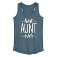 thumbnail image 1 of Instant Message - Best Aunt Ever - Women's Racerback Tank Top, 1 of 6