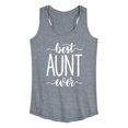 thumbnail image 1 of Instant Message - Best Aunt Ever - Women's Racerback Tank Top, 1 of 6