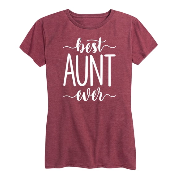 Instant Message - Best Aunt Ever - Women's Short Sleeve Graphic T-Shirt