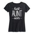 thumbnail image 1 of Instant Message - Best Aunt Ever - Women's Short Sleeve Graphic T-Shirt, 1 of 6