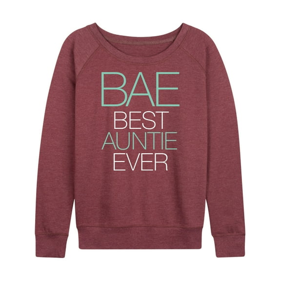 Instant Message - Best Auntie Ever - Women's Lightweight French Terry Long Sleeve Shirt