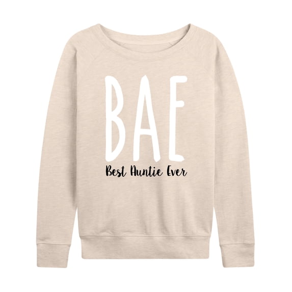 Instant Message - Best Auntie Ever - Women's Lightweight French Terry Long Sleeve Shirt