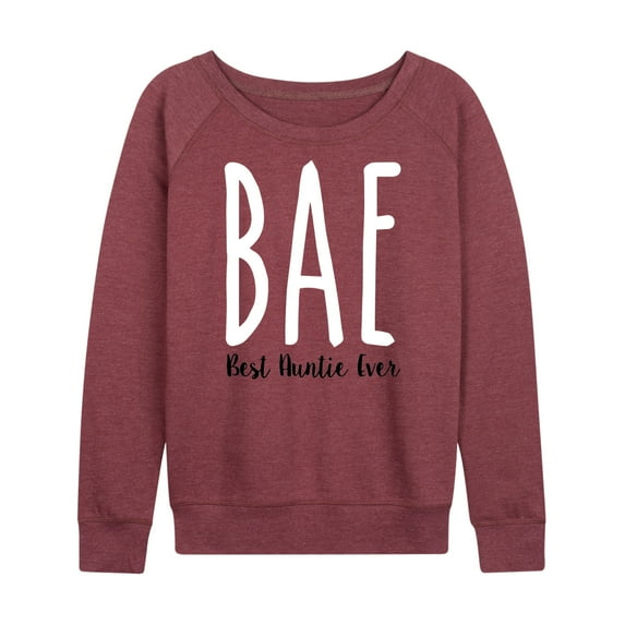 Instant Message - Best Auntie Ever - Women's Lightweight French Terry Long Sleeve Shirt