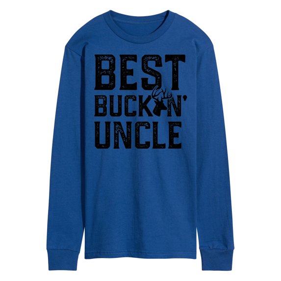 Instant Message - Best Buckin Uncle - Men's Long Sleeve T-Shirt