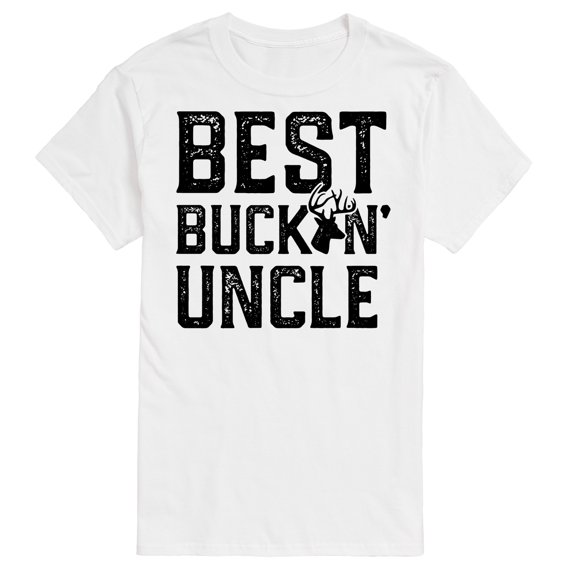 Instant Message - Best Buckin Uncle - Men's Short Sleeve Graphic T-Shirt
