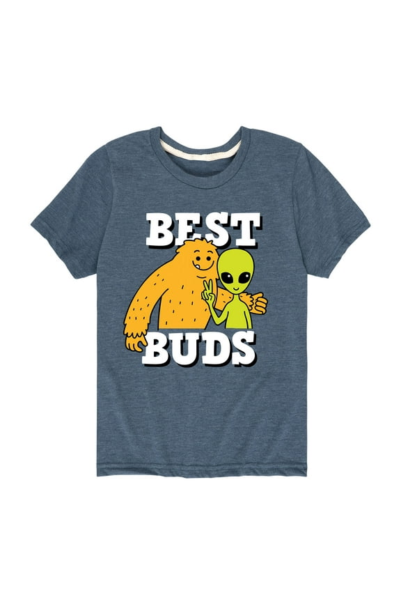 - Best Buds Alien Big Foot - Toddler Short Sleeve Tee