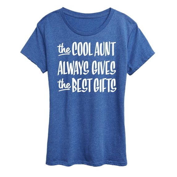 Instant Message - Best Christmas Gifts Cool Aunt - Women's Short Sleeve Graphic T-Shirt