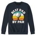 thumbnail image 1 of Instant Message - Best Dad By Par  - Men's Crew Neck Fleece Pullover, 1 of 6