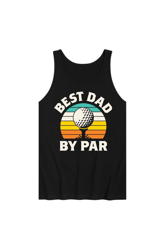 - Best Dad By Par - Men's Jersey Tank Top