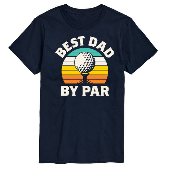 Instant Message - Best Dad By Par  - Men's Short Sleeve Graphic T-Shirt
