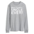 thumbnail image 1 of Instant Message - Best Freakin Uncle Ever - Men's Long Sleeve T-Shirt, 1 of 6