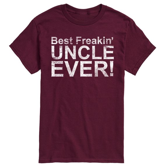 Instant Message - Best Freakin Uncle Ever - Men's Short Sleeve Graphic T-Shirt