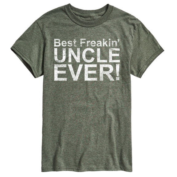 Instant Message - Best Freakin Uncle Ever - Men's Short Sleeve Graphic T-Shirt