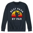 thumbnail image 1 of Instant Message - Best Papa By Par - Men's Crew Neck Fleece Pullover, 1 of 6