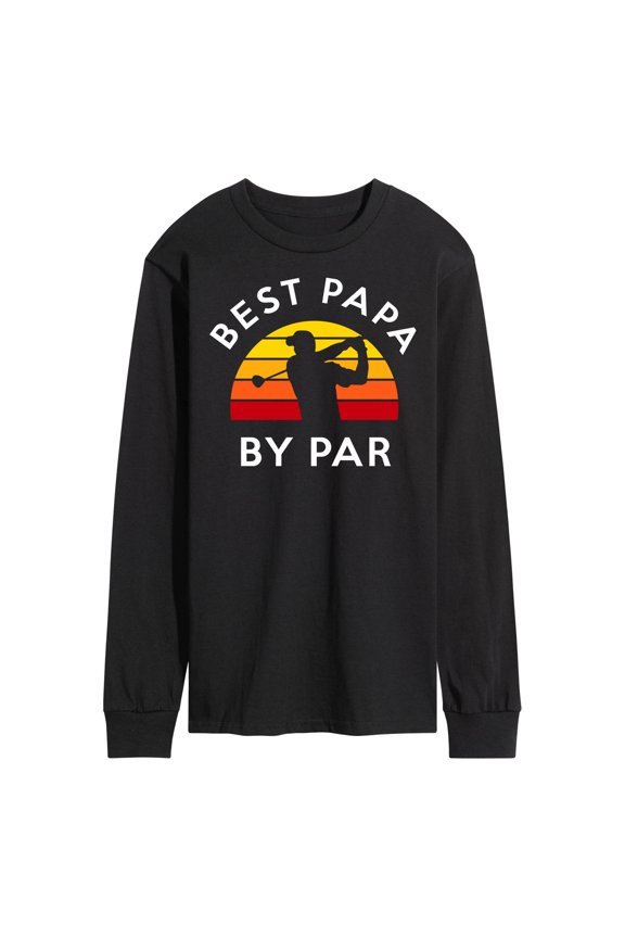 - Best Papa By Par - Men's Long Sleeve T-Shirt