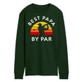 thumbnail image 1 of Instant Message - Best Papa By Par - Men's Long Sleeve T-Shirt, 1 of 1
