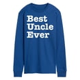 thumbnail image 1 of Instant Message - Best Uncle Ever - Men's Long Sleeve T-Shirt, 1 of 6