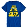 thumbnail image 1 of Instant Message - Best Uncle In The Galaxy - Men's Short Sleeve Graphic T-Shirt, 1 of 6