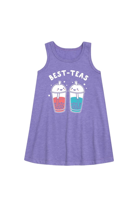 - Besteas Bubble Tea - Girls Aline Dress
