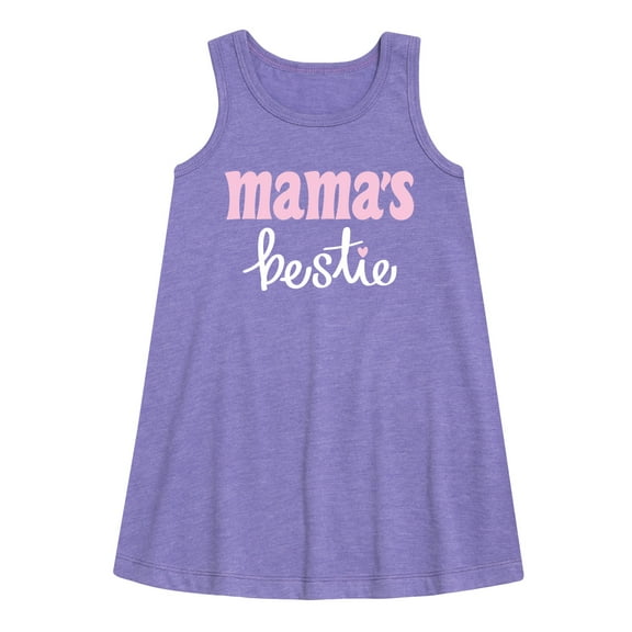 Instant Message - Bestie Mama - Toddler & Youth Girls A-line Dress