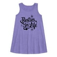 thumbnail image 1 of Instant Message - Besties For Life - Toddler & Youth Girls A-line Dress, 1 of 5