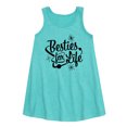 thumbnail image 1 of Instant Message - Besties For Life - Toddler & Youth Girls A-line Dress, 1 of 5