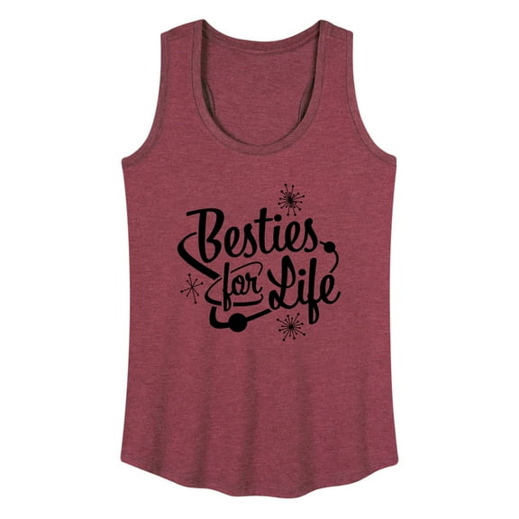 Instant Message - Besties For Life - Women's Racerback Tank Top