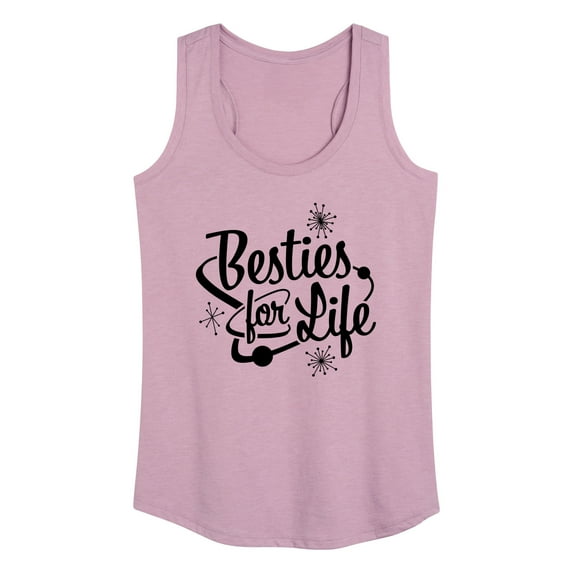 Instant Message - Besties For Life - Women's Racerback Tank Top