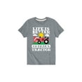thumbnail image 1 of Instant Message - Better On Papas Tractor - Toddler Short Sleeve Tee, 1 of 4