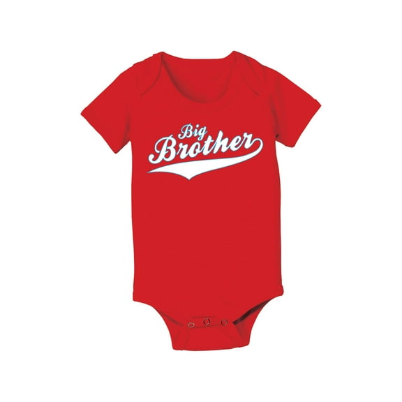 Instant Message - Big Brother Baseball Tail - Infant Baby One Piece